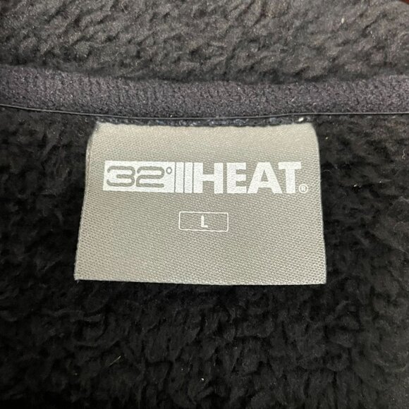 32 Degrees Heat Men's L Full-Zip Fleece Lined Jacket Blue  K1149 - Picture 6 of 10